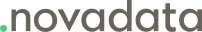 Logotipo da Novadata, agência responsável pelo site